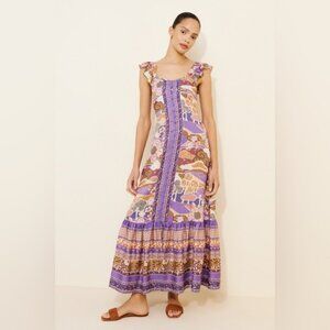 SPELL Dancing Valley Strappy Maxi Dress, EUC, XS